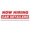 Signmission Now Hiring Car Detailers Banner Apply Inside Accepting Application Single Sided B-120-30209 - alternate 1